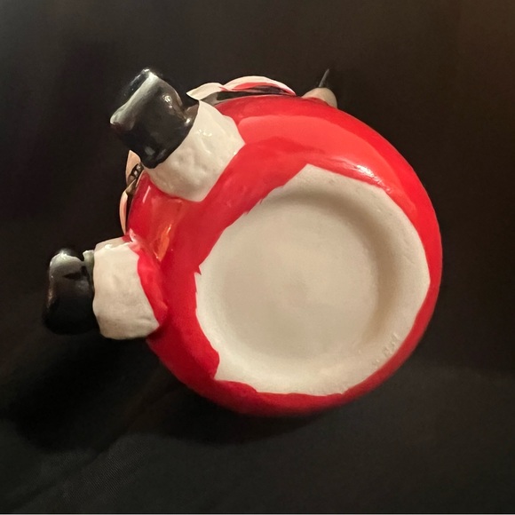 Pier 1 Santa Claus Ceramic Hinged Trinket Box with Christmas Present - Picture 9 of 15